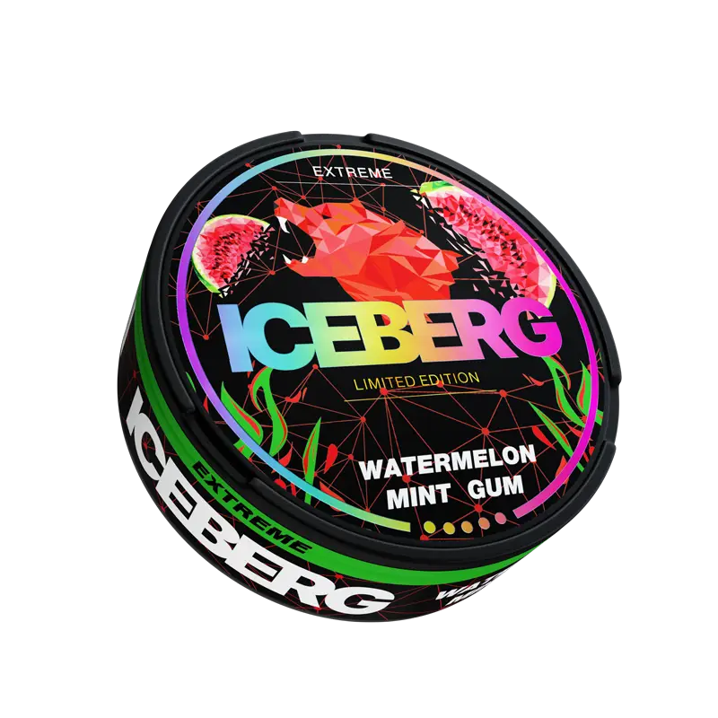 Iceberg Watermelon Mint Gum by iceberg-watermelon-lime-1_-can - 